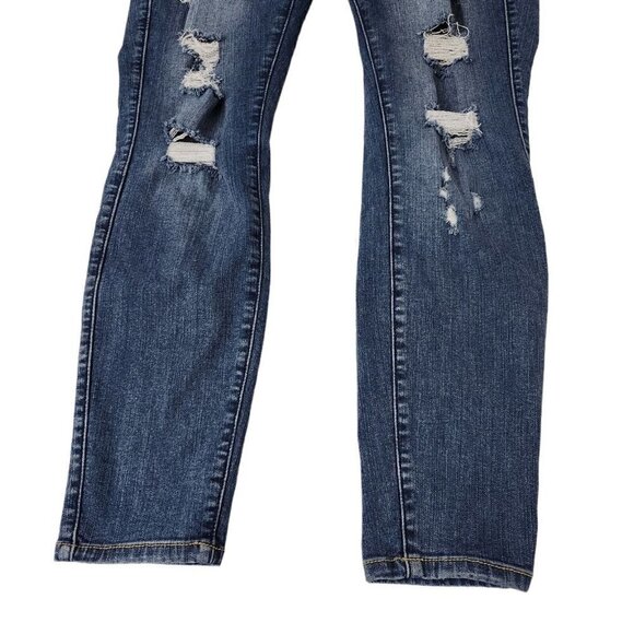 Torrid Bombshell Jeans 16 Blue Skinny Distressed High-Rise Stretch‎ Medium Wash - Picture 2 of 12